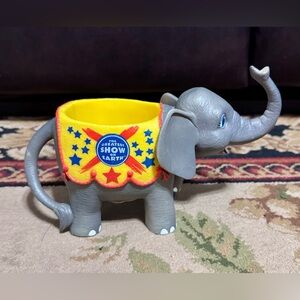 Gray Elephant Mug with Yellow and Red Accents Ringling Brothers Greatest Show